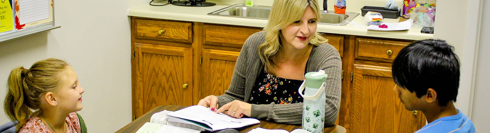 The congegration singing at Prospech Church of Gatchelville, PA